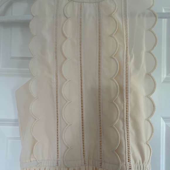 Self Portrait Scallop Detail Midi Dress - Picture 3 of 6